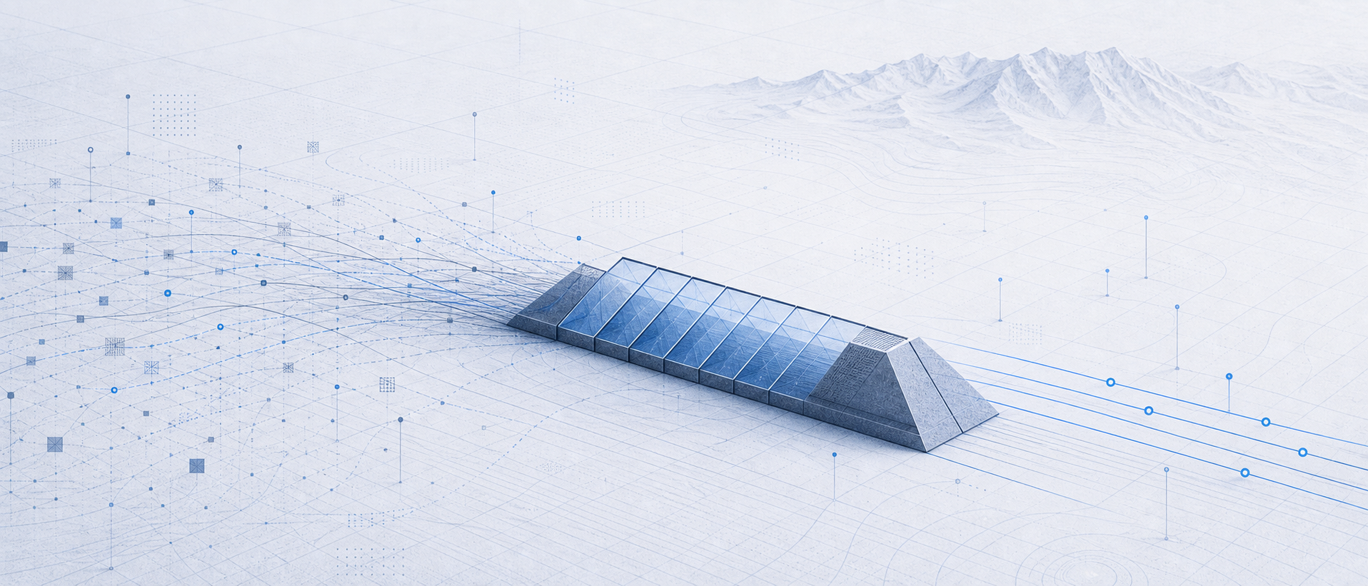 Abstract provenance map connecting source data, warehouse context, CRM memory, and agent boundaries